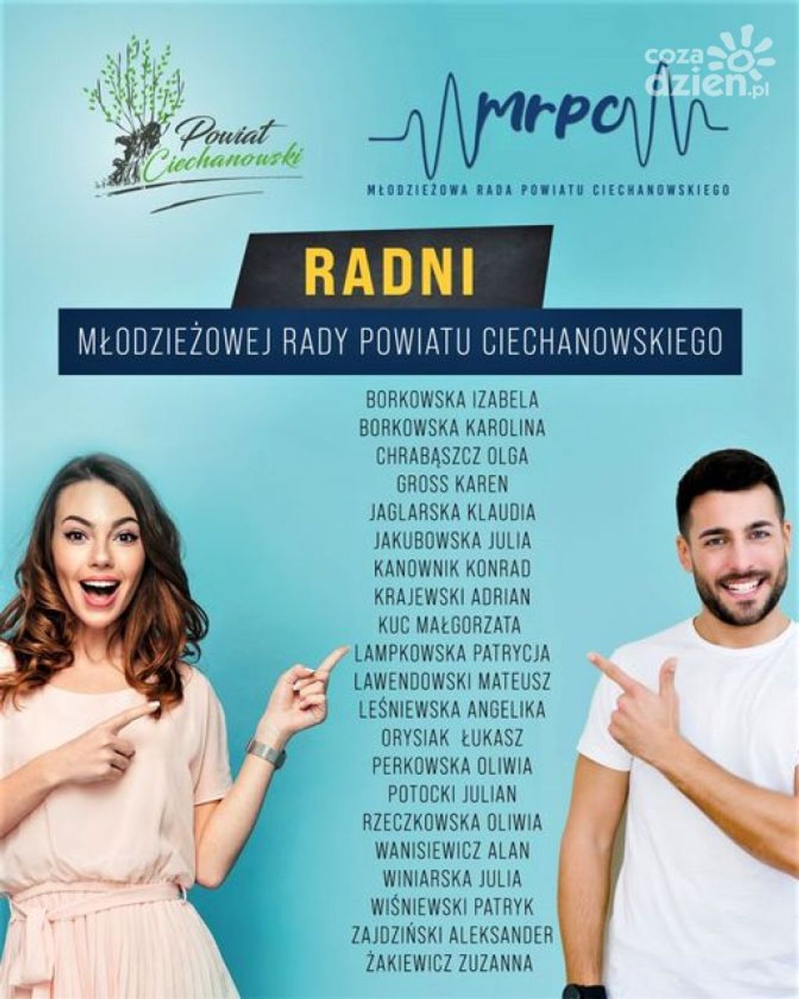 Wybory do Młodzieżowej Rady Powiatu Ciechanowskiego