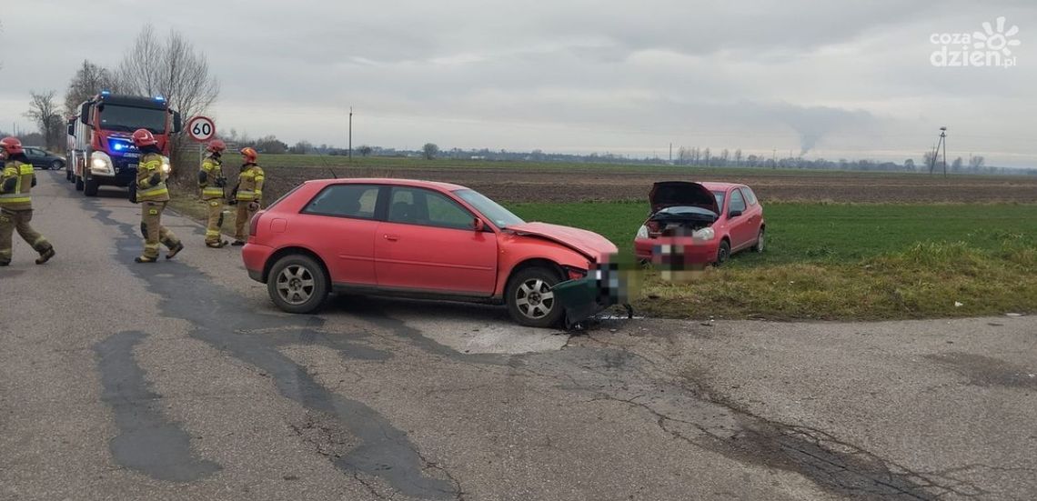 Wypadek drogowy we Wkrze