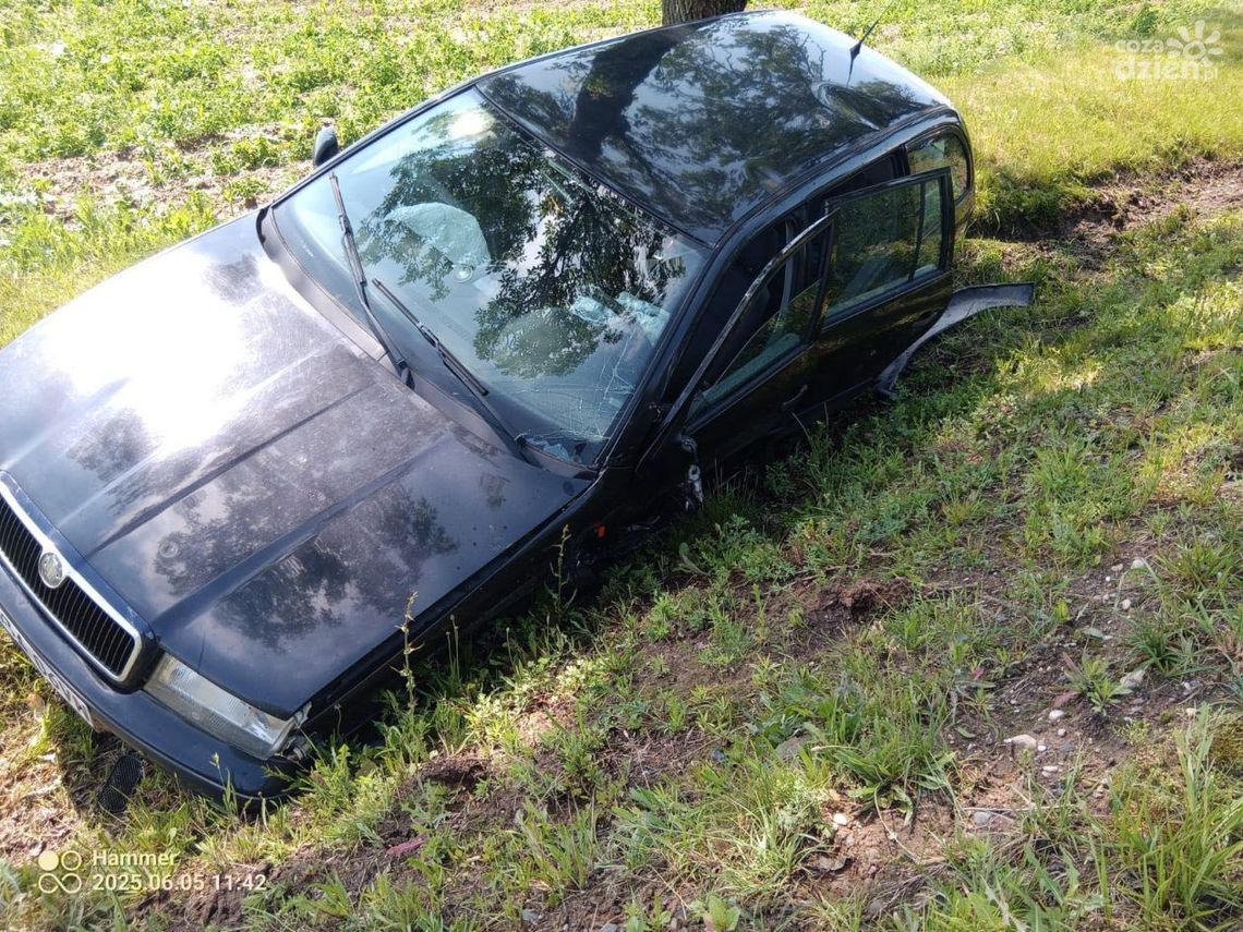 Wypadek na trasie Ciechanów–Przasnysz. Jedna osoba trafiła do szpitala