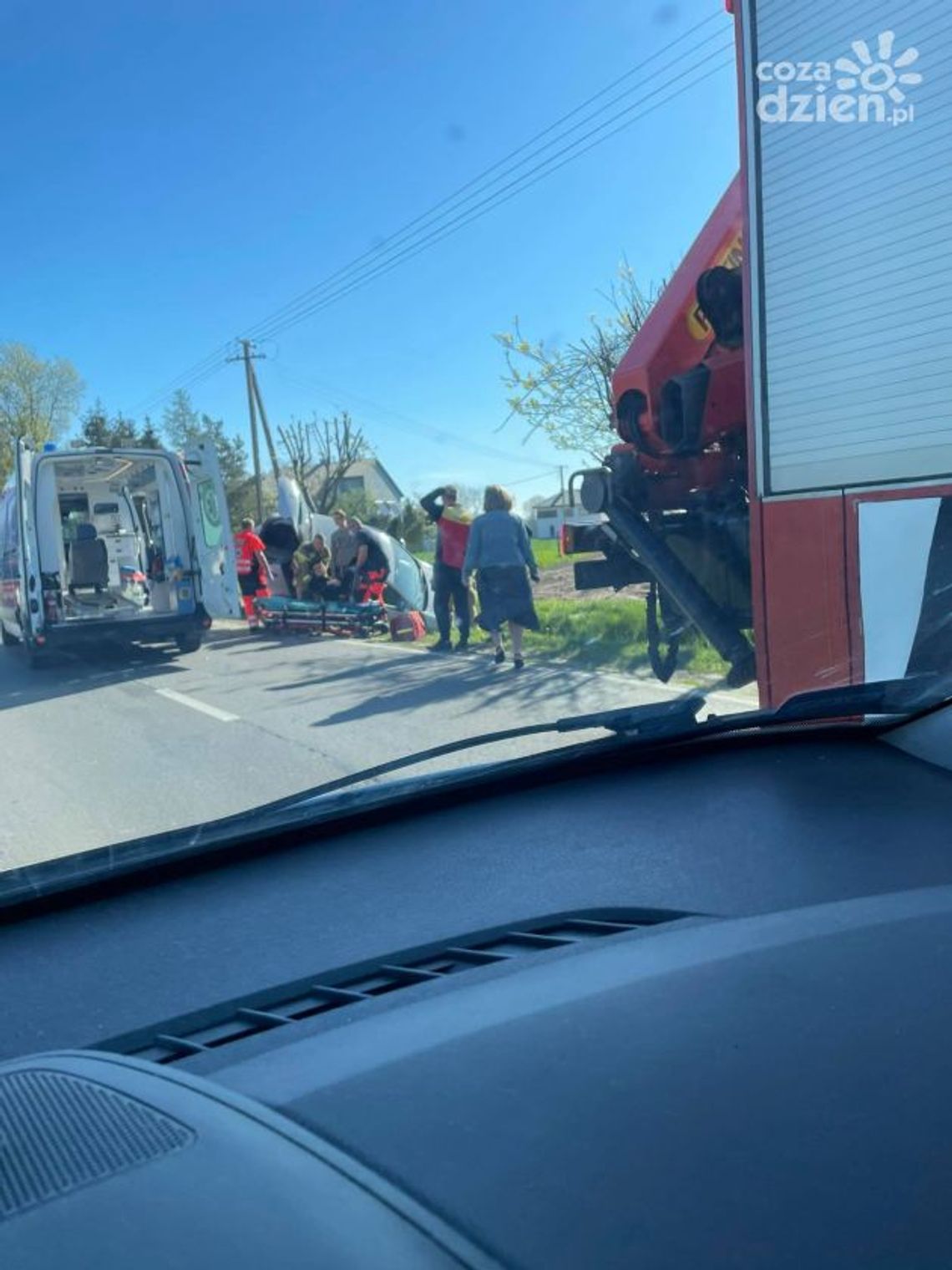 Wypadek na wyjeździe z Ciechanowa