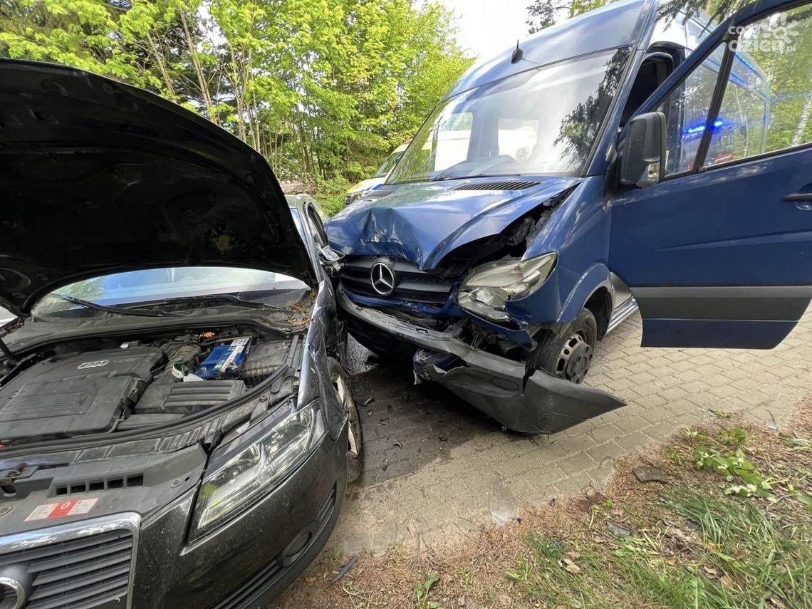Wypadek. Uczniowie z Przasnysza nie dojechali na praktyki