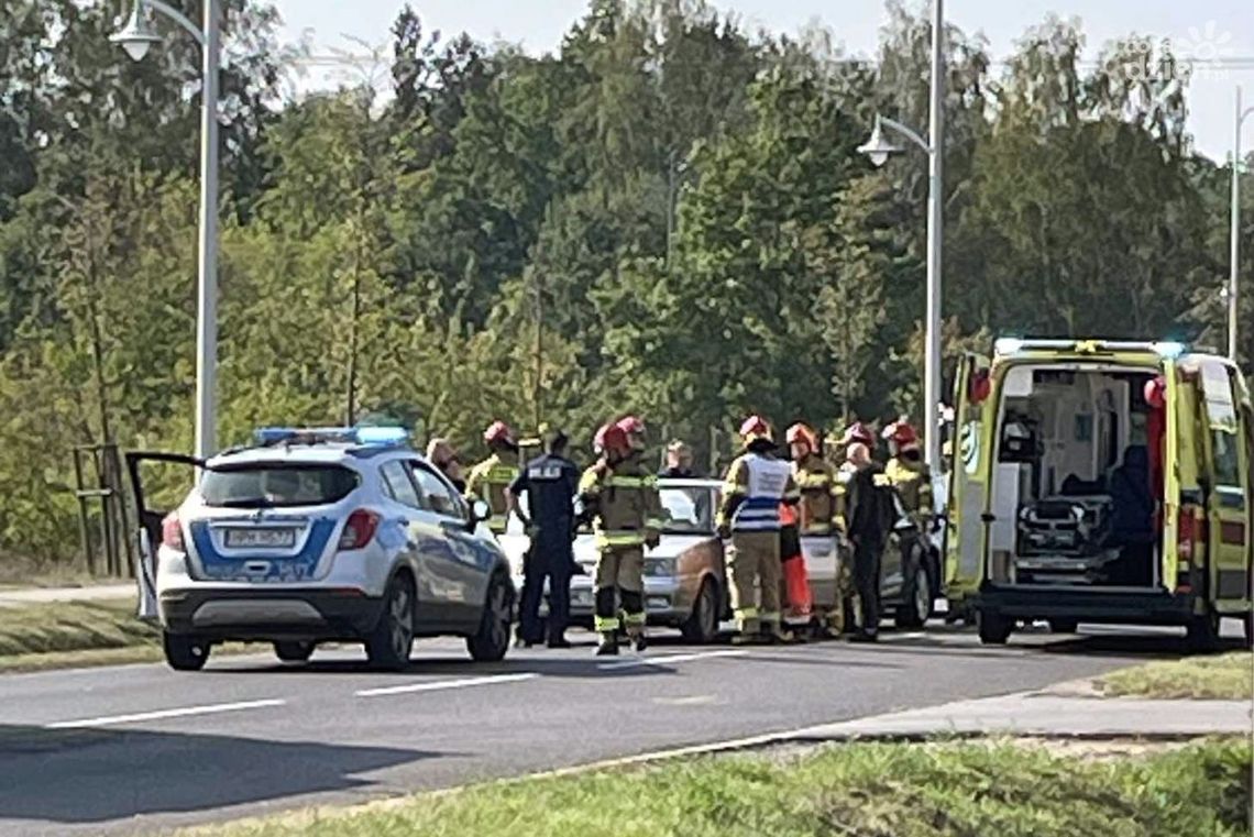Wypadek z udziałem trzech aut w Mławie