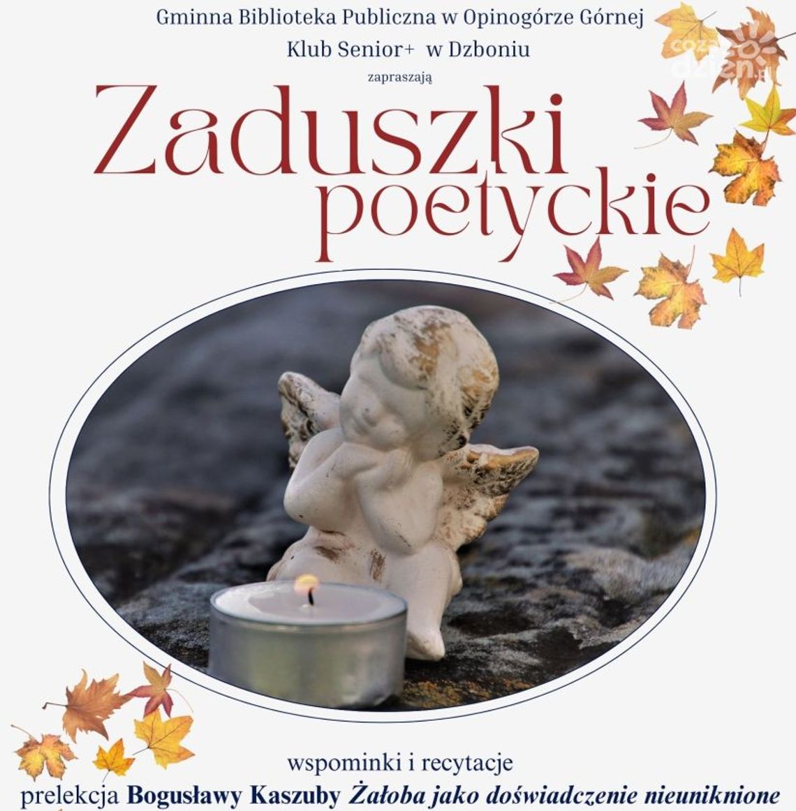 Zaduszki poetyckie w Opinogórze Górnej – wieczór refleksji i wspomnień