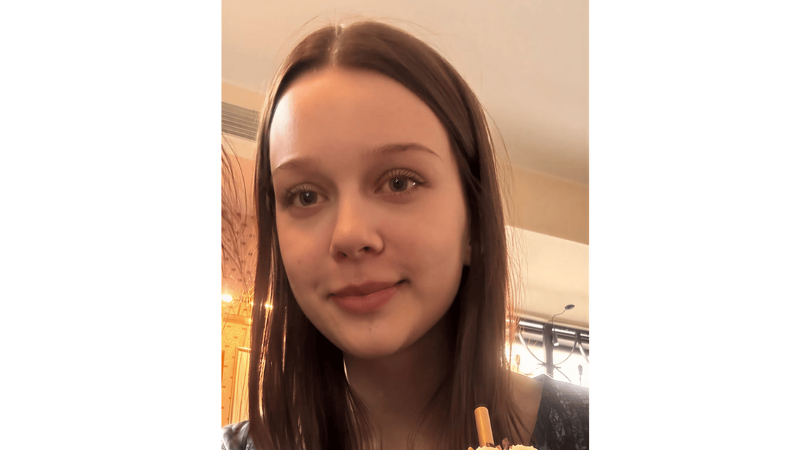Zaginiona 17-latka z gminy Przasnysz – Julia Podniesińska, zdjęcie z komunikatu policji