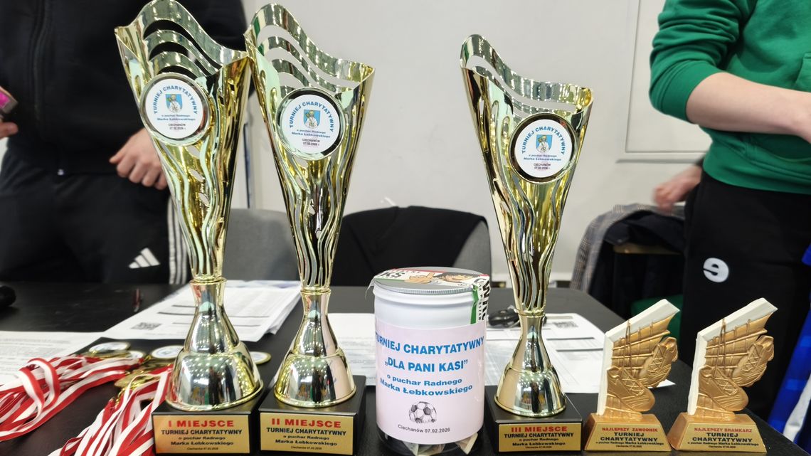 Puchary i medale turnieju charytatywnego