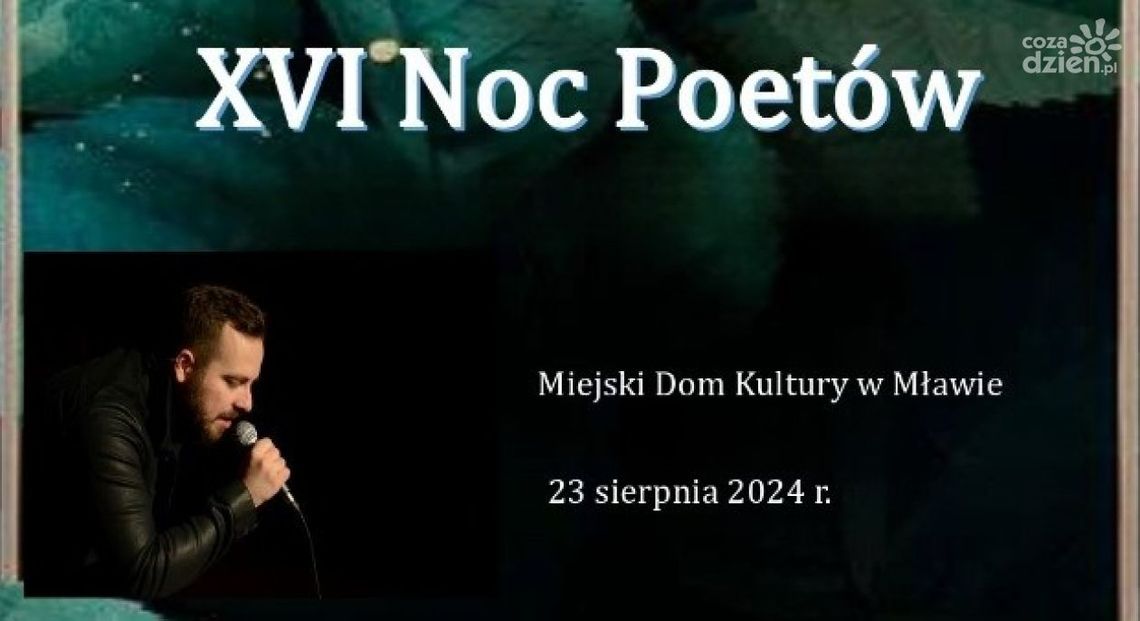Zbliża się XVI Noc Poetów w Mławie!