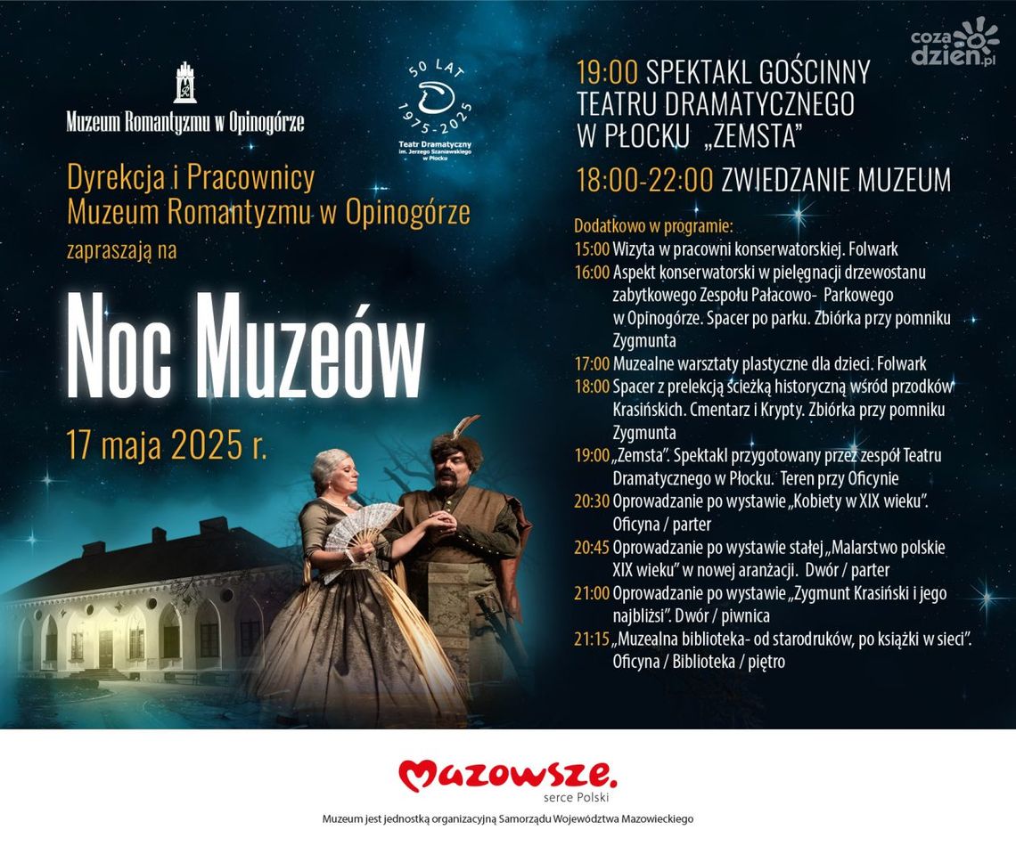 „Zemsta” Fredry i inne atrakcje w Muzeum Romantyzmu