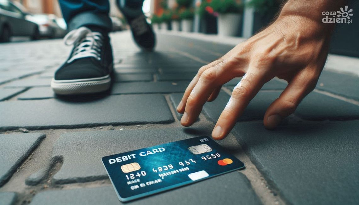 Znalazł kartę płatniczą na chodniku i wydał 400 złotych!