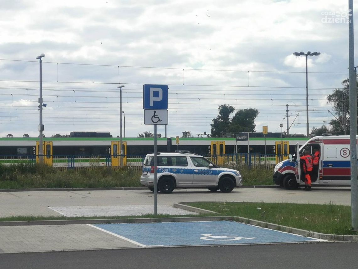 Znowu tragedia na torach. W rejonie ciechanowskiego dworca PKP zginął mężczyzna (akt.)