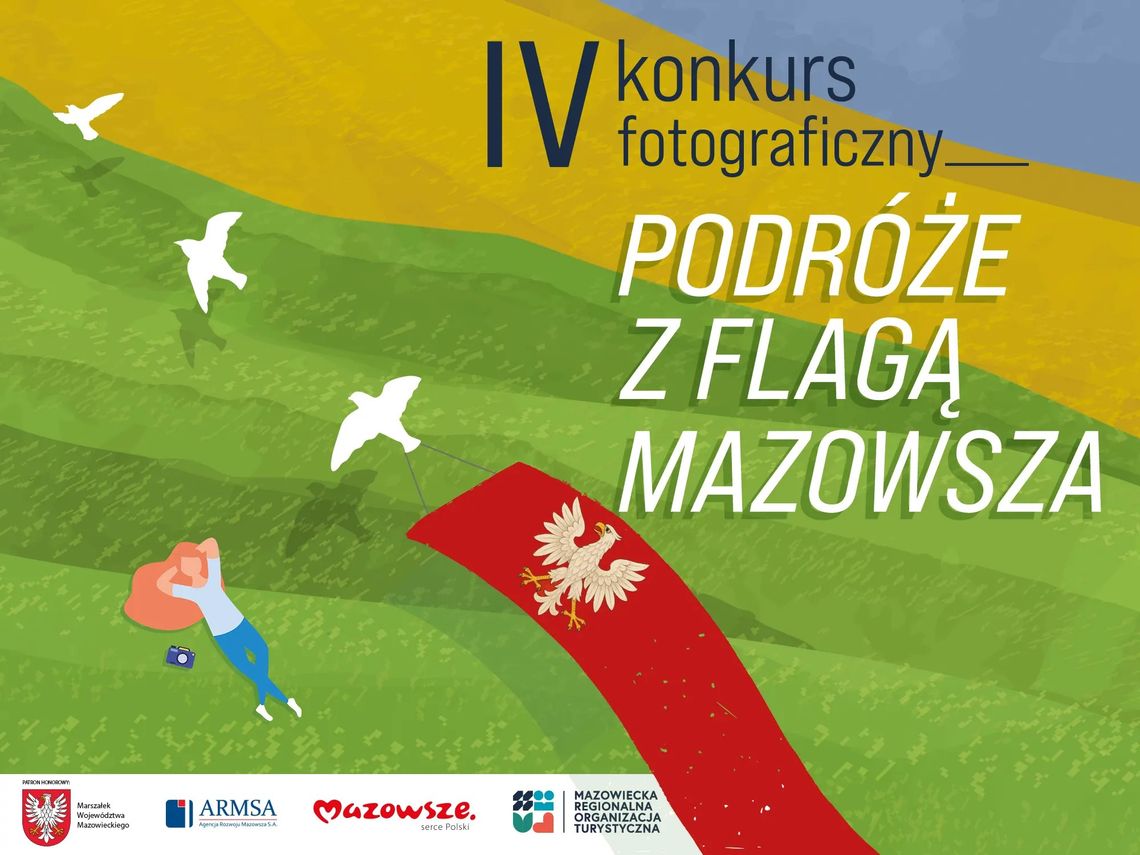 Podróże z flaga Mazowsza