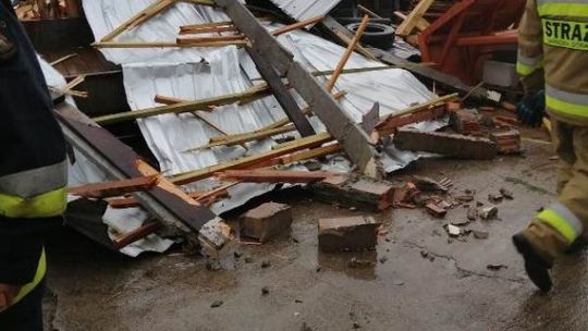 Piątkowa wichura nad powiatem ciechanowskim (zdjęcia)