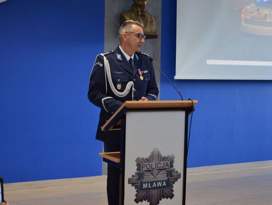Mława: Policyjne święto - 43 awanse, odznaczenia i jubileusze