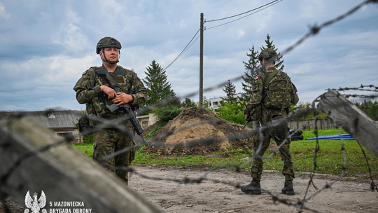 Ćwiczenia żołnierzy WOT