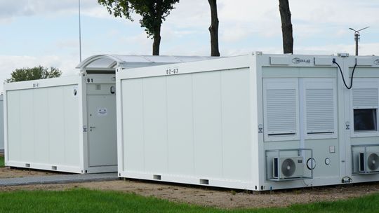 Uroczyste otwarcie zakwaterowania dla 1. Batalionu Łączności w Ciechanowie