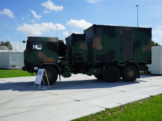Uroczystość w 1 batalionie łączności w Ciechanowie