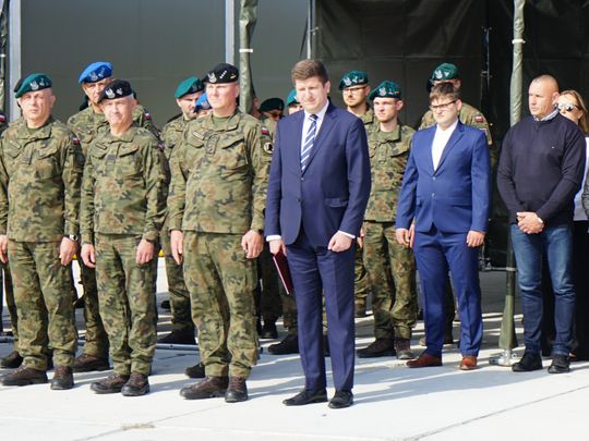 Uroczystość w 1 batalionie łączności w Ciechanowie