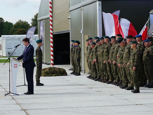 Uroczystość w 1 batalionie łączności w Ciechanowie