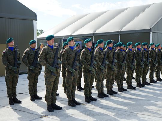 Uroczystość w 1 batalionie łączności w Ciechanowie