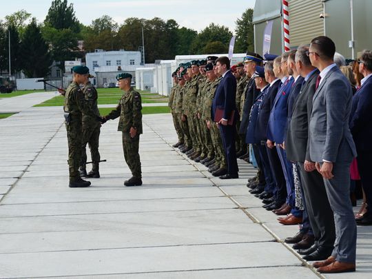 Uroczystość w 1 batalionie łączności w Ciechanowie