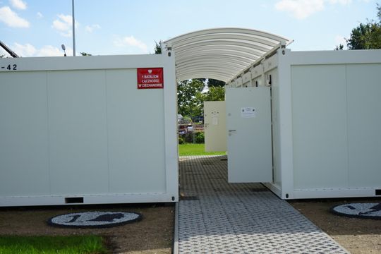 Uroczystość w 1 batalionie łączności w Ciechanowie