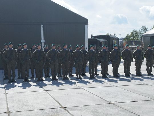 Uroczystość w 1 batalionie łączności w Ciechanowie
