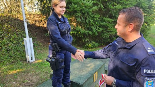 Zdjęcia z zawodów strzeleckich ciechanowskiej policji