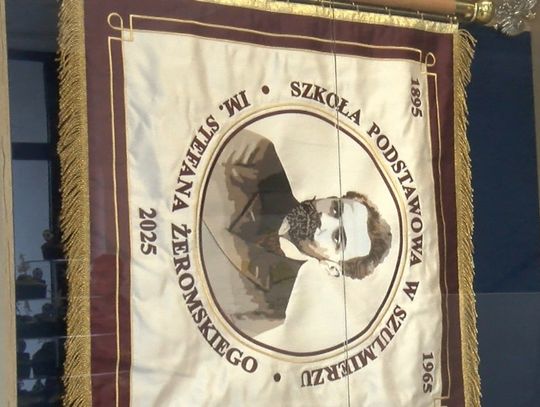 Uroczystośc nadania sztandaru i otwarcia hali sportowej w Szkole Podstawowej w Szulmierzu