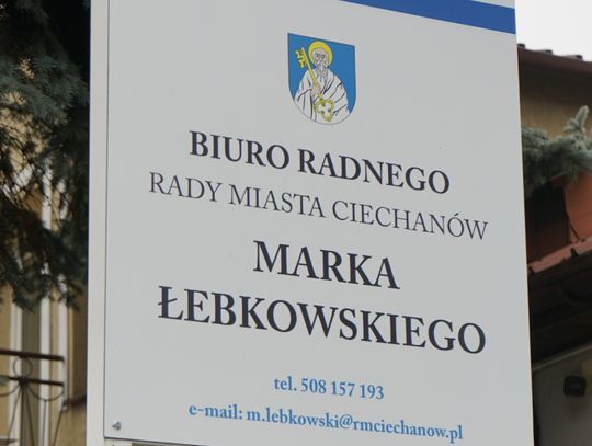Zdjęcia z otwarcia biura ciechanowskiego radnego miejskiego Marka Łebkowskiego
