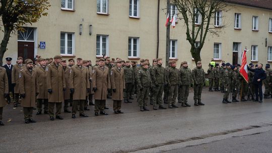 Zdjęcie z uroczystości niepodległościowych w Ciechanowie