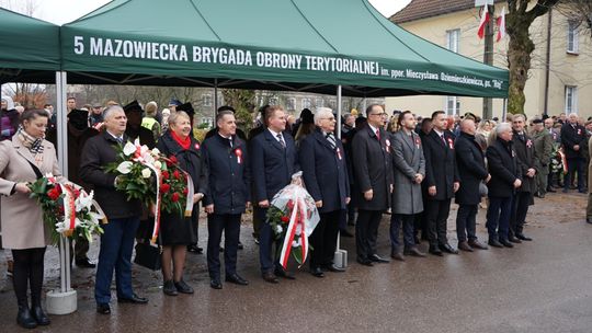 Zdjęcie z uroczystości niepodległościowych w Ciechanowie