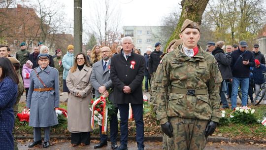 Zdjęcie z uroczystości niepodległościowych w Ciechanowie