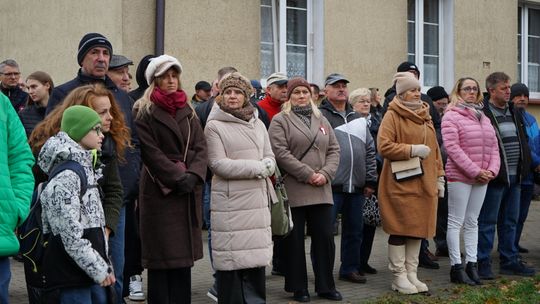 Zdjęcie z uroczystości niepodległościowych w Ciechanowie