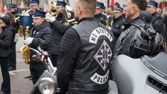 Zdjęcie z uroczystości niepodległościowych w Ciechanowie