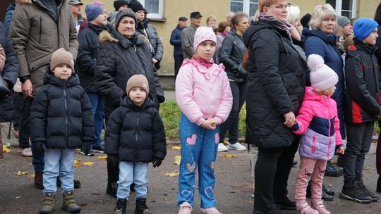 Zdjęcie z uroczystości niepodległościowych w Ciechanowie