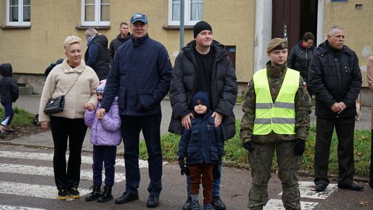 Zdjęcie z uroczystości niepodległościowych w Ciechanowie