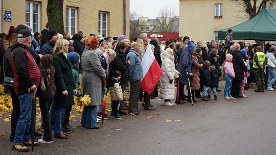 Zdjęcie z uroczystości niepodległościowych w Ciechanowie