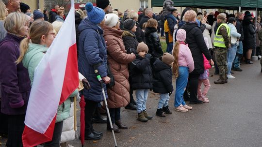Zdjęcie z uroczystości niepodległościowych w Ciechanowie