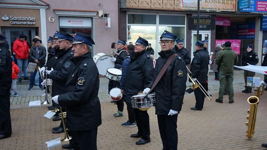 Zdjęcie z uroczystości niepodległościowych w Ciechanowie