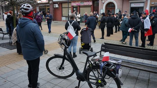 Zdjęcie z uroczystości niepodległościowych w Ciechanowie