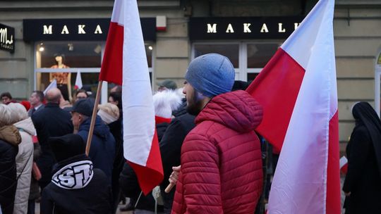 Zdjęcie z uroczystości niepodległościowych w Ciechanowie