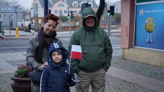 Zdjęcie z uroczystości niepodległościowych w Ciechanowie