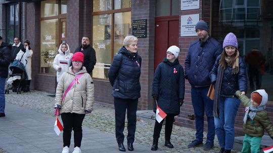 Zdjęcie z uroczystości niepodległościowych w Ciechanowie