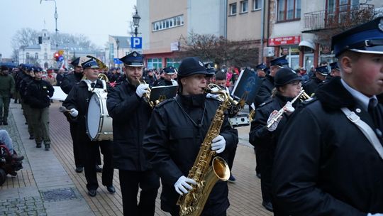 Zdjęcie z uroczystości niepodległościowych w Ciechanowie