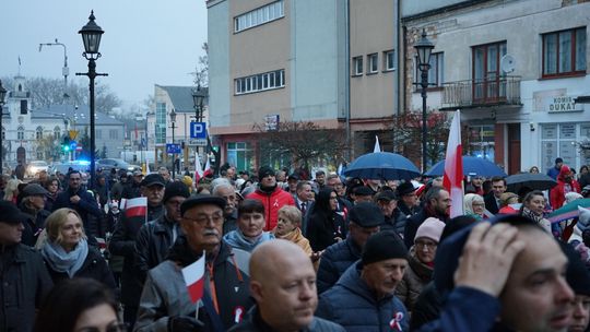 Zdjęcie z uroczystości niepodległościowych w Ciechanowie