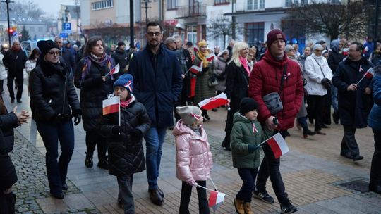 Zdjęcie z uroczystości niepodległościowych w Ciechanowie