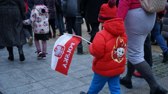 Zdjęcie z uroczystości niepodległościowych w Ciechanowie