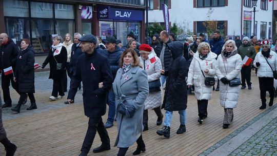 Zdjęcie z uroczystości niepodległościowych w Ciechanowie