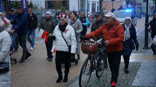 Zdjęcie z uroczystości niepodległościowych w Ciechanowie