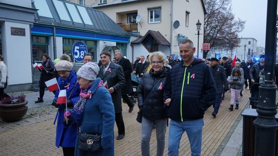 Zdjęcie z uroczystości niepodległościowych w Ciechanowie