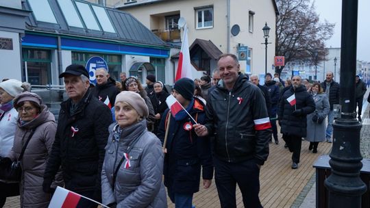 Zdjęcie z uroczystości niepodległościowych w Ciechanowie